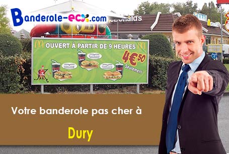 Création graphique offerte de votre banderole publicitaire à Dury (Somme/80480)