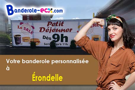 Création graphique offerte de votre banderole publicitaire à Érondelle (Somme/80580)