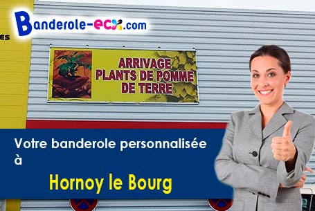 Création maquette gratuite de votre banderole pas cher à Hornoy-le-Bourg (Somme/80640)