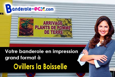 Création graphique offerte de votre banderole publicitaire à Ovillers-la-Boisselle (Somme/80300)