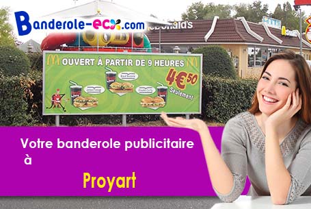 Création graphique offerte de votre banderole publicitaire à Proyart (Somme/80121)