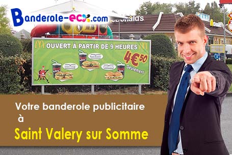 Création graphique offerte de votre banderole publicitaire à Saint-Valery-sur-Somme (Somme/80230)