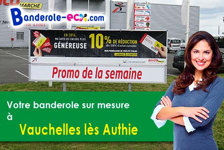 Création graphique offerte de votre banderole publicitaire à Vauchelles-lès-Authie (Somme/80560)