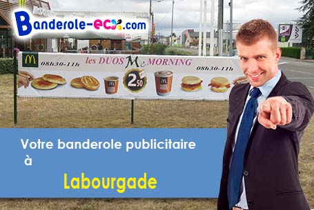 Création maquette gratuite de votre banderole pas cher à Labourgade (Tarn-et-Garonne/82100)
