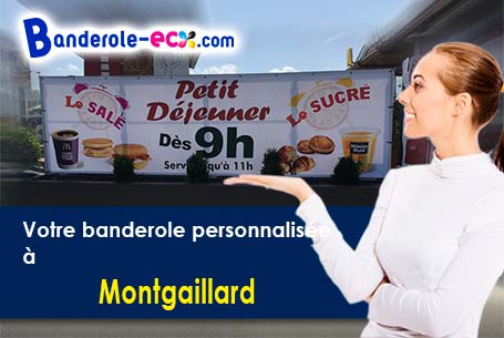 Création maquette inclus pour votre banderole personnalisée à Montgaillard (Tarn/81630)