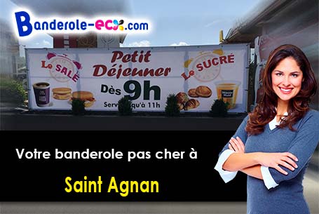 Création graphique offerte de votre banderole publicitaire à Saint-Agnan (Tarn/81500)
