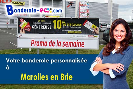 Création graphique gratuite de votre banderole publicitaire à Marolles-en-Brie (Val-de-Marne/94440)