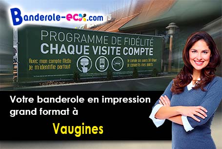 Création graphique offerte de votre banderole publicitaire à Vaugines (Vaucluse/84160)