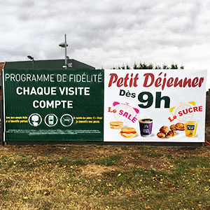 Banderole publicitaire