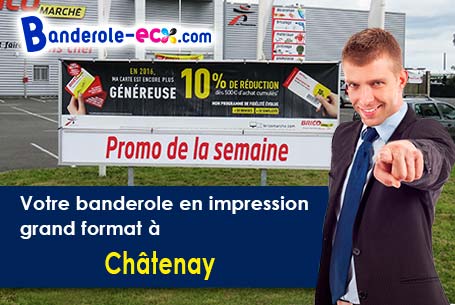 Banderole pas cher sur mesure à Châtenay (Ain/1320)