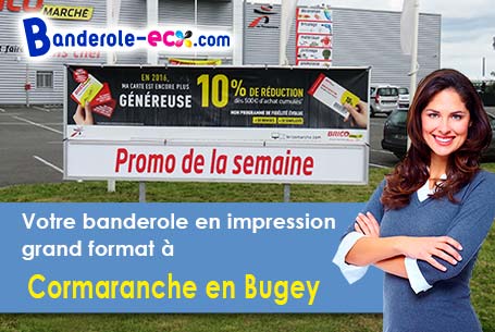 Banderole personnalisée sur mesure à Cormaranche-en-Bugey (Ain/1110)