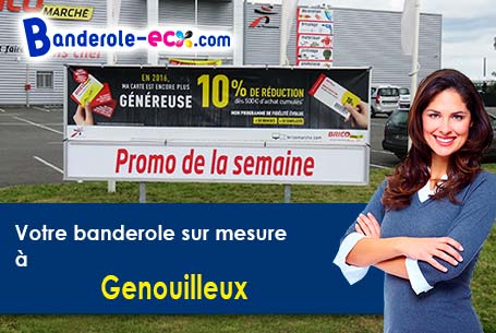 Banderole pas cher sur mesure à Genouilleux (Ain/1090)