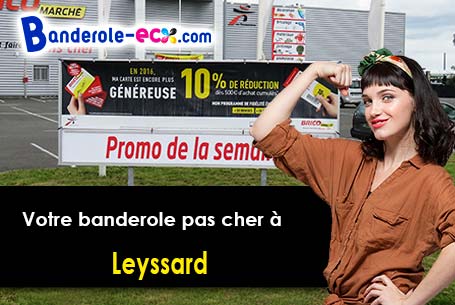 Banderole publicitaire sur mesure à Leyssard (Ain/1450)