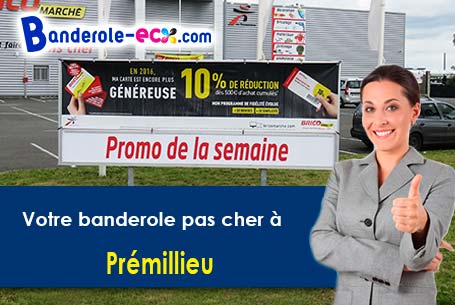 Banderole publicitaire sur mesure à Prémillieu (Ain/1110)