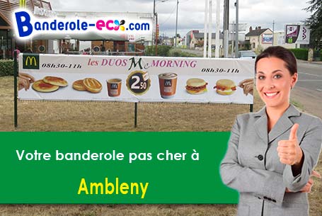 Banderole publicitaire sur mesure à Ambleny (Aisne/2290)