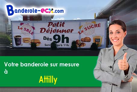 Banderole publicitaire sur mesure à Attilly (Aisne/2490)
