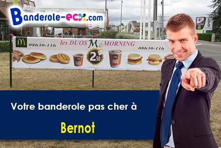 Banderole publicitaire sur mesure à Bernot (Aisne/2120)