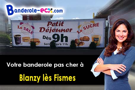 Banderole publicitaire sur mesure à Blanzy-lès-Fismes (Aisne/2160)