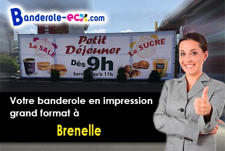 Banderole publicitaire sur mesure à Brenelle (Aisne/2220)