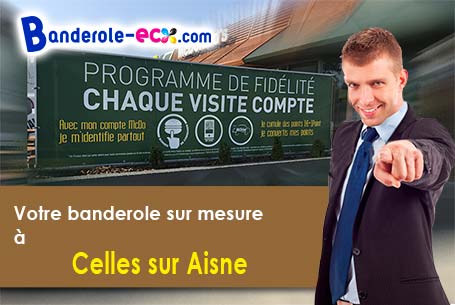 Banderole publicitaire sur mesure à Celles-sur-Aisne (Aisne/2370)