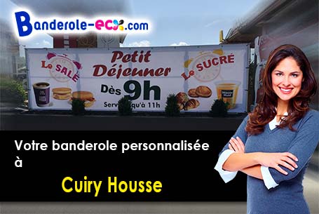 Banderole pas cher sur mesure à Cuiry-Housse (Aisne/2220)