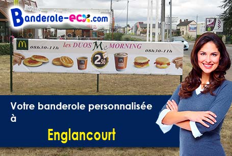 Banderole pas cher sur mesure à Englancourt (Aisne/2260)