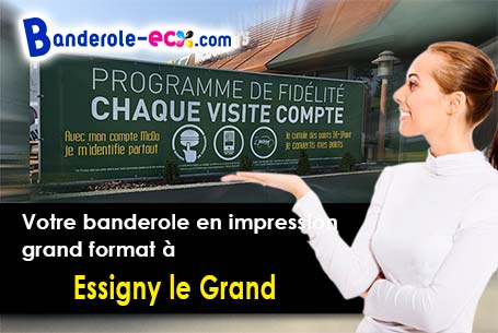 Banderole publicitaire sur mesure à Essigny-le-Grand (Aisne/2690)