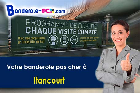 Banderole publicitaire sur mesure à Itancourt (Aisne/2240)