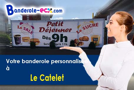 Banderole personnalisée sur mesure à Le Catelet (Aisne/2420)