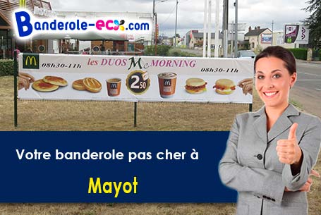 Banderole pas cher sur mesure à Mayot (Aisne/2800)