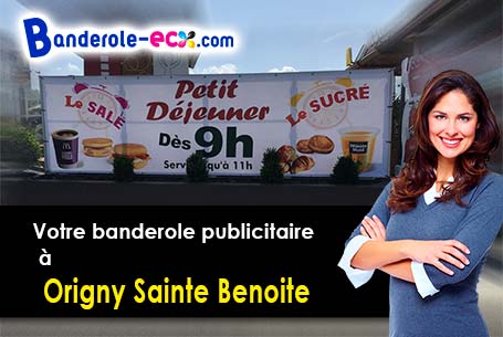 Banderole publicitaire sur mesure à Origny-Sainte-Benoite (Aisne/2390)