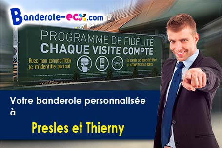 Banderole publicitaire sur mesure à Presles-et-Thierny (Aisne/2860)