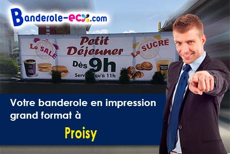 Banderole publicitaire sur mesure à Proisy (Aisne/2120)