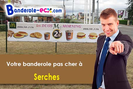 Banderole personnalisée sur mesure à Serches (Aisne/2220)