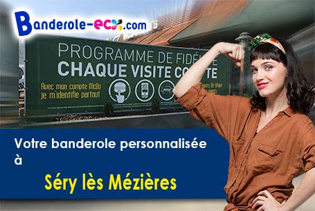 Banderole personnalisée sur mesure à Séry-lès-Mézières (Aisne/2240)