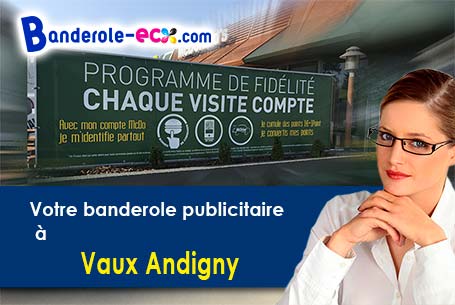 Banderole publicitaire sur mesure à Vaux-Andigny (Aisne/2110)
