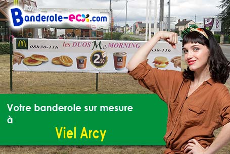 Banderole publicitaire sur mesure à Viel-Arcy (Aisne/2160)