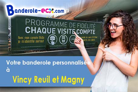 Banderole publicitaire sur mesure à Vincy-Reuil-et-Magny (Aisne/2340)