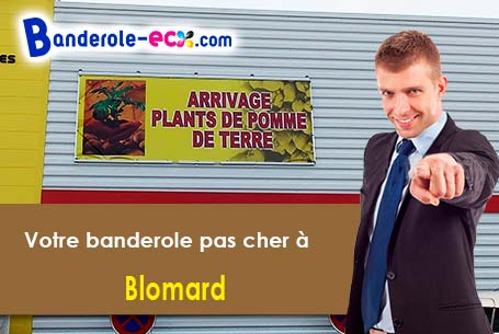 Banderole publicitaire sur mesure à Blomard (Allier/3390)