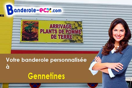 Banderole pas cher sur mesure à Gennetines (Allier/3400)