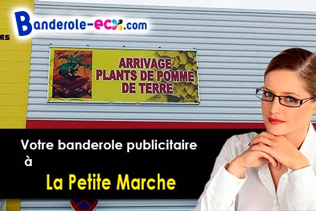 Banderole pas cher sur mesure à La Petite-Marche (Allier/3420)