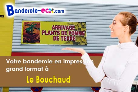 Banderole personnalisée sur mesure à Le Bouchaud (Allier/3130)