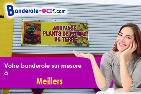 Banderole personnalisée sur mesure à Meillers (Allier/3210)