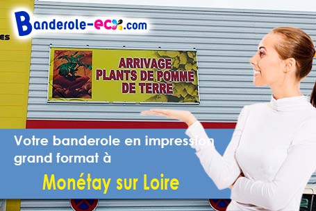 Banderole pas cher sur mesure à Monétay-sur-Loire (Allier/3470)