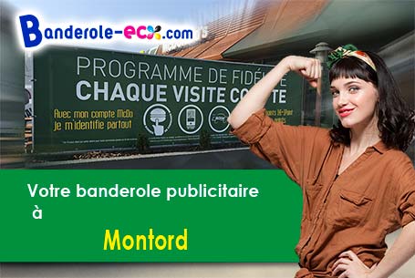 Banderole publicitaire sur mesure à Montord (Allier/3500)