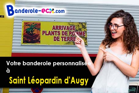 Banderole publicitaire sur mesure à Saint-Léopardin-d'Augy (Allier/3160)