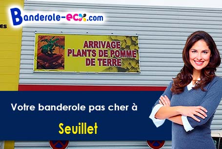 Banderole pas cher sur mesure à Seuillet (Allier/3260)