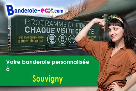 Banderole pas cher sur mesure à Souvigny (Allier/3210)