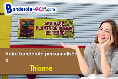 Banderole personnalisée sur mesure à Thionne (Allier/3220)