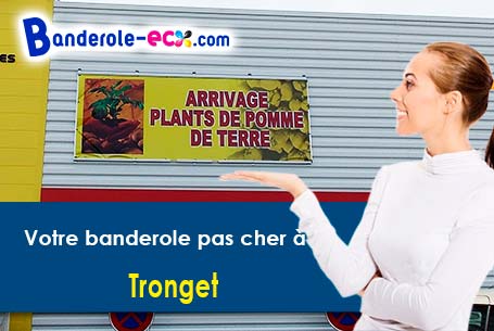 Banderole personnalisée sur mesure à Tronget (Allier/3240)